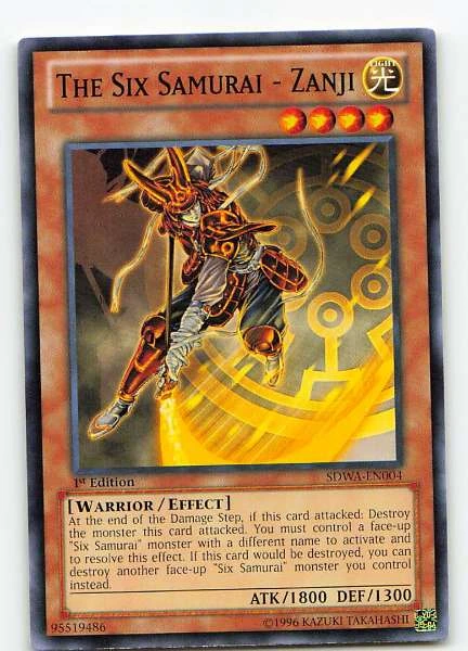 The Six Samurai - Zanji #SDWA-EN004