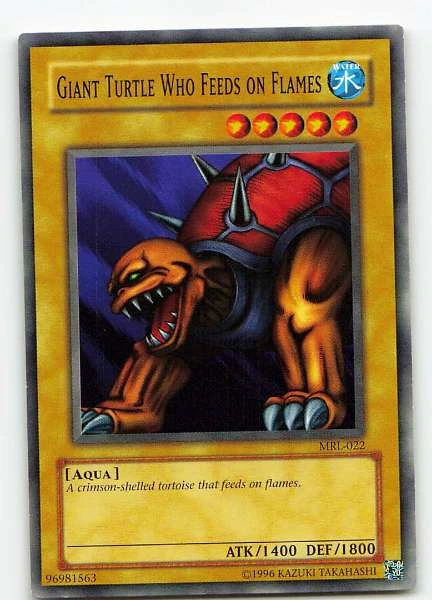 Giant Turtle Who Feeds on Flames - Magic Ruler #MRL-022