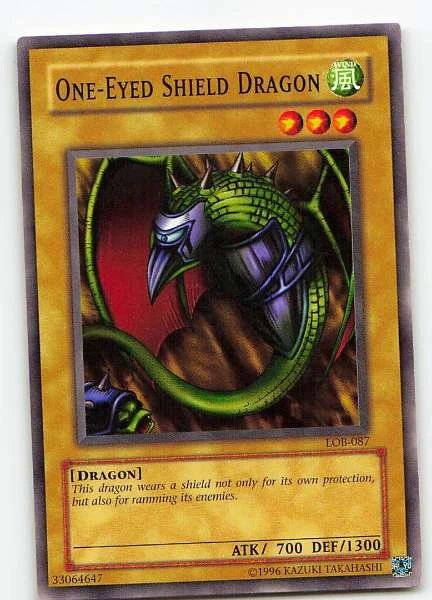 One-Eyed Shield Dragon - Legend of Blue Eyes White Dragon #LOB-087