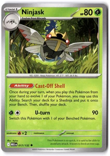 Ninjask - Mega Evolution #017/132