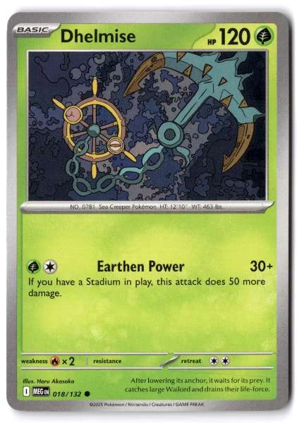 Dhelmise - Mega Evolution #018/132