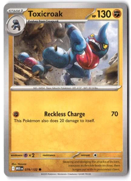 Toxicroak - Mega Evolution #079/132
