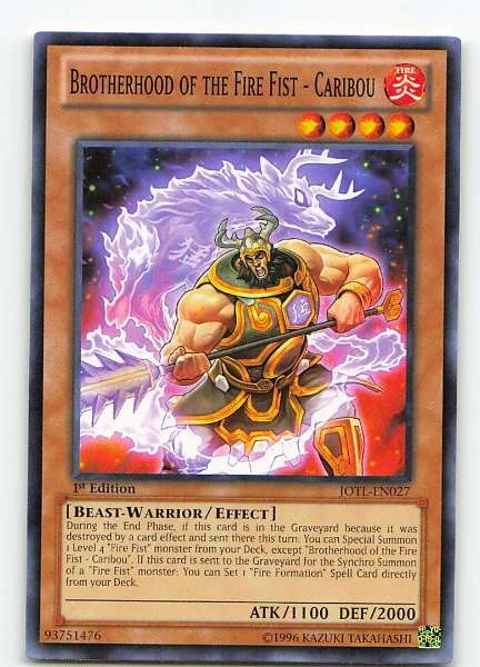Brotherhood of the Fire Fist - Caribou #JOTL-EN027