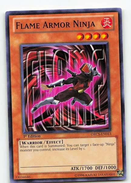Flame Armor Ninja - Order of Chaos #ORCS-EN013