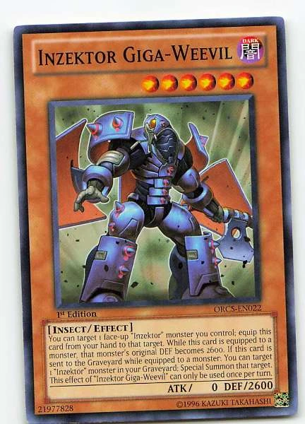 Inzektor Giga-Weevil - Order of Chaos #ORCS-EN022