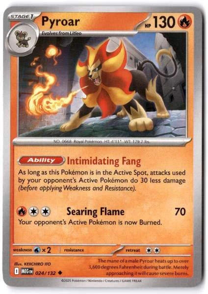 Pyroar - XY Evolutions #024/132