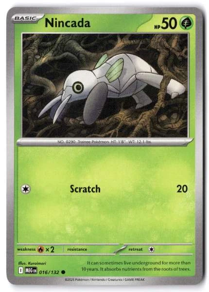 Nincada - Mega Evolution #016/132