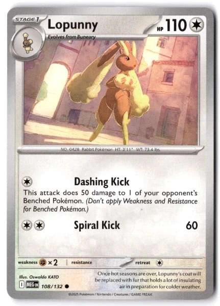 Lopunny - Mega Evolution #108/132