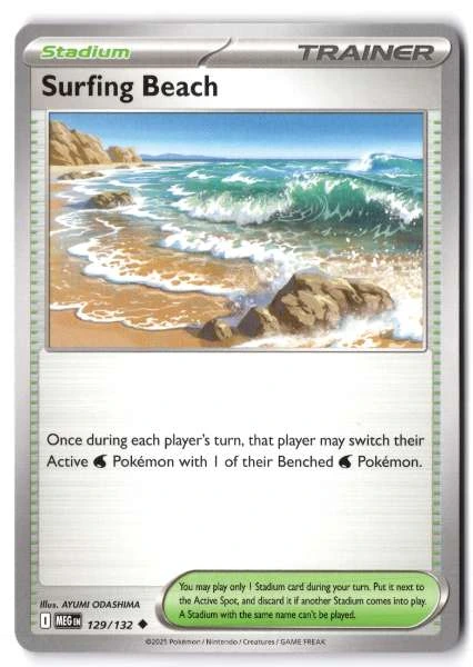 Surfing Beach - Me01: Mega Evolution #129/132