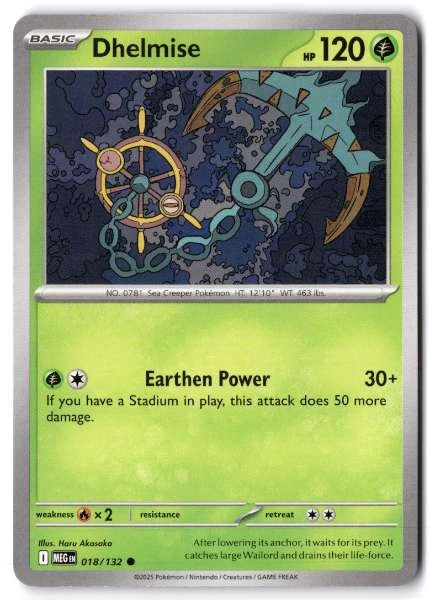 Dhelmise - Mega Evolution #018/132