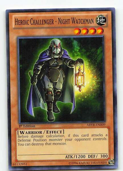 Heroic Challenger - Night Watchman #ABYR-EN009