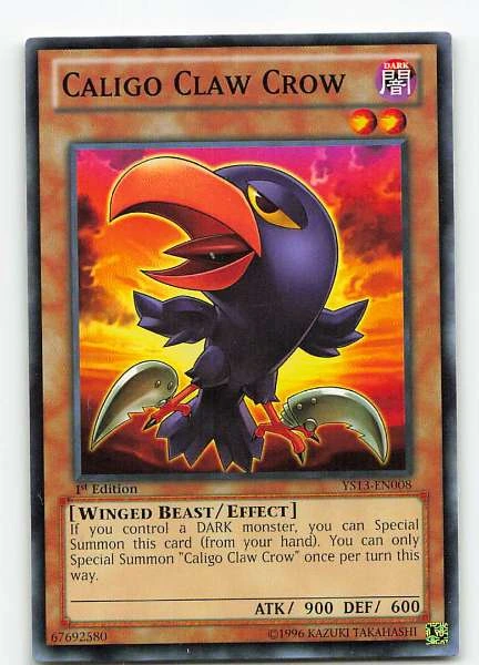 Caligo Claw Crow - Super Starter: V for Victory #YS13-EN008