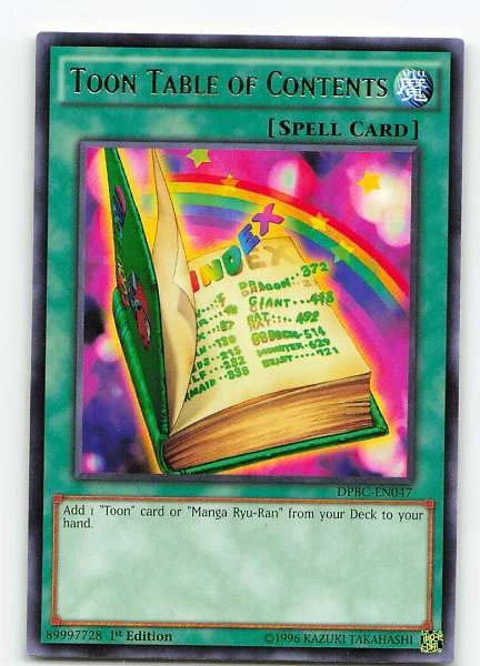 Toon Table of Contents - Duelist Pack: Battle City #DPBC-EN047
