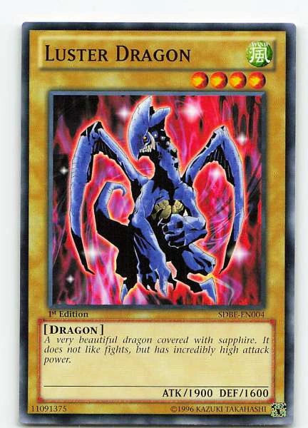 Luster Dragon - Saga of Blue-Eyes White Dragon #SDBE-EN004