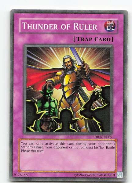 Thunder of Ruler - Dark Revelation Volume 1 #DR1-EN097