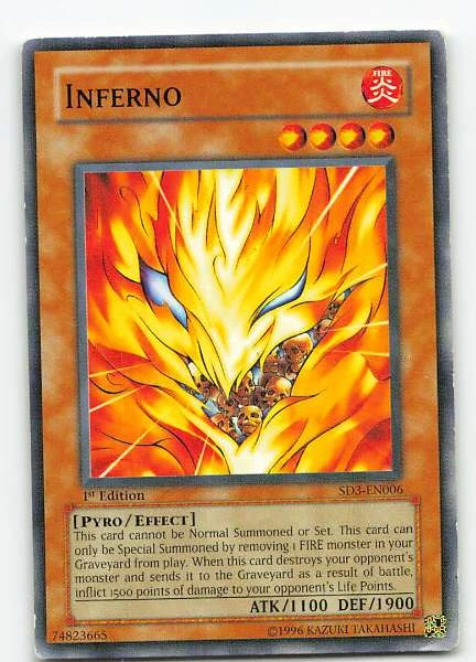 Inferno - Blaze of Destruction #SD3-EN006
