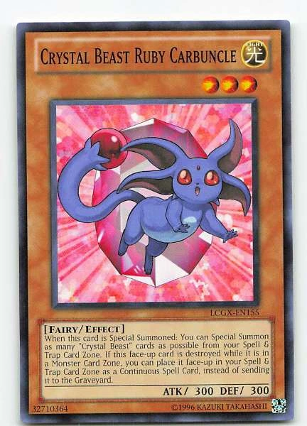 Crystal Beast Ruby Carbuncle - Legendary Collection 2 #LCGX-EN155