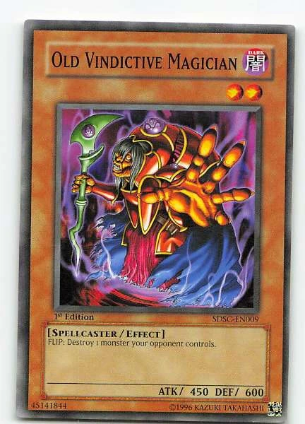 Old Vindictive Magician - Structure Deck: Spellcaster's Judgment #SDSC-EN009