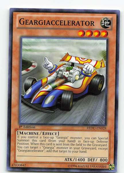 Geargiaccelerator - Return of the Duelist #REDU-EN028