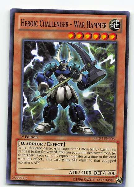 Heroic Challenger - War Hammer #REDU-EN006