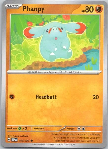 Phanpy - Surging Sparks #102/191