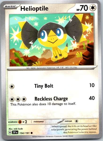Helioptile - Surging Sparks #154/191
