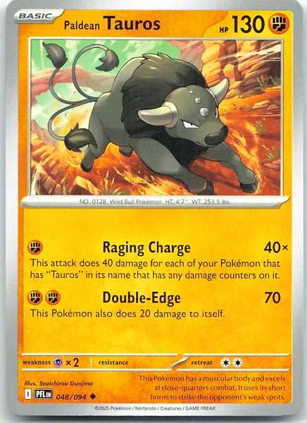 Paldean Tauros - Phantasmal Flames #048/094