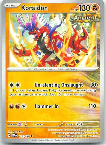Koraidon - Surging Sparks #116/191