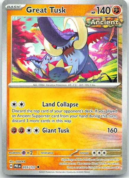 Great Tusk - Prismatic Evolutions #055/131