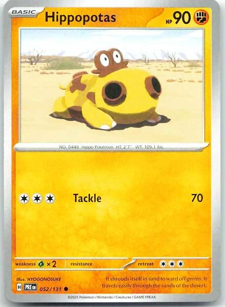Hippopotas - Prismatic Evolutions #052/131