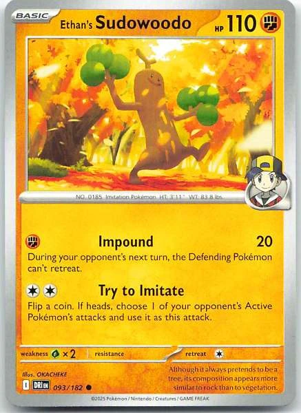 Ethan's Sudowoodo - Destined Rivals #093/182