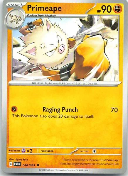 Primeape - Paldean Fates #046/091