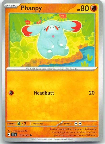 Phanpy - Surging Sparks #102/191