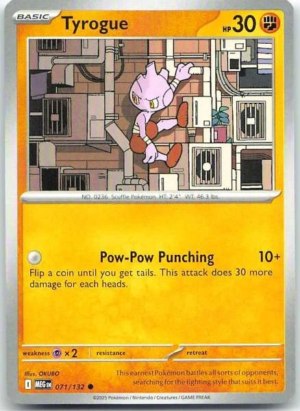 Tyrogue - Mega Evolution #071/132