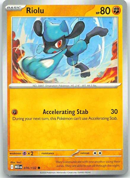 Riolu - Mega Evolution #076/132