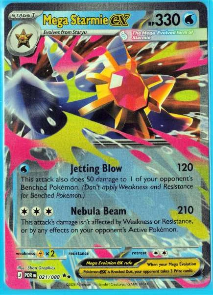 Mega Starmie ex - Perfect Order #021/088