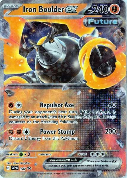 Iron Boulder ex - Scarlet & Violet Promo #147