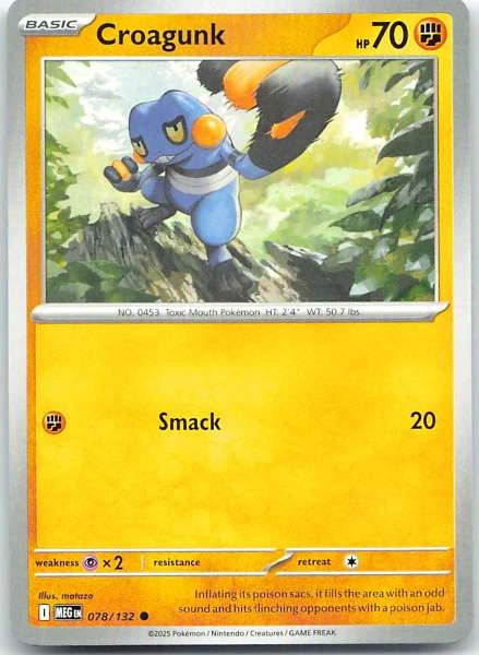 Croagunk - Mega Evolution #078/132