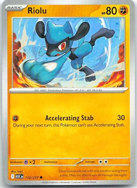 Riolu - Ascended Heroes #112/217