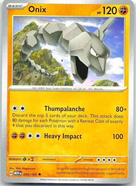 Onix - Scarlet & Violet 151 #095/165