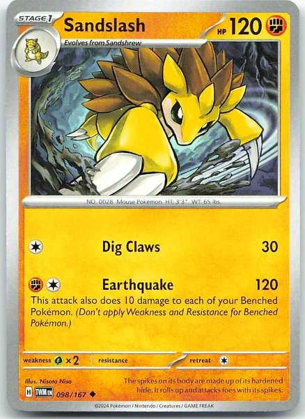Sandslash - Twilight Masquerade #098/167