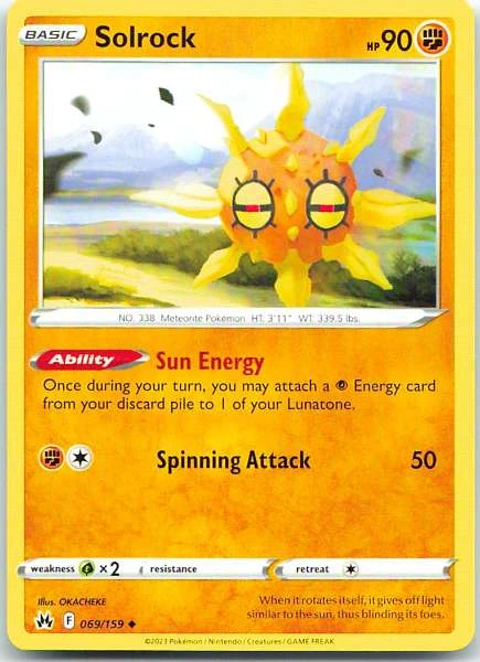 Solrock - Crown Zenith #069/159
