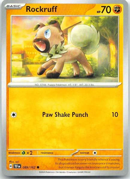 Rockruff - Temporal Forces #089/162