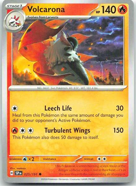 Volcarona - Surging Sparks #025/191