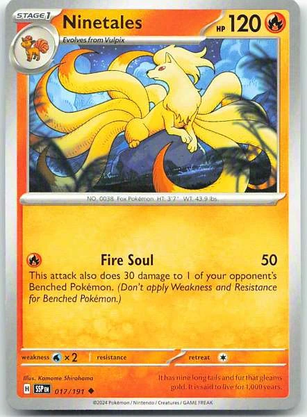 Ninetales - Surging Sparks #017/191