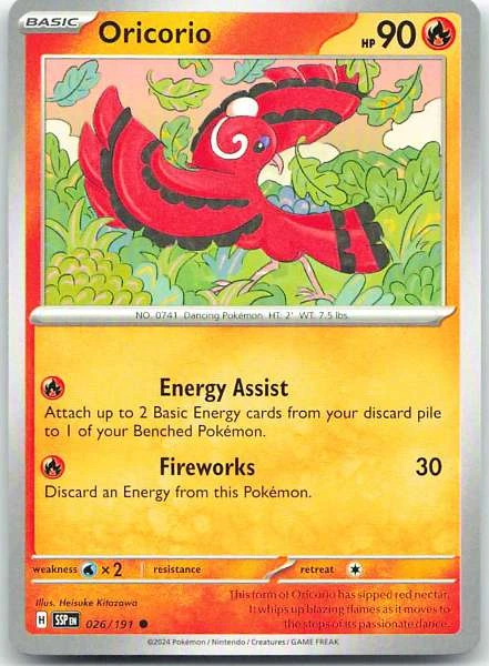 Oricorio - Surging Sparks #026/191