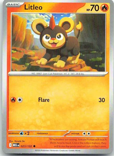 Litleo - Mega Evolution #023/132