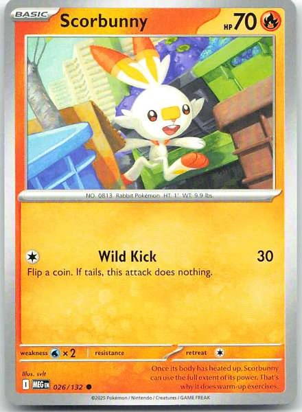 Scorbunny - Mega Evolution #026/132