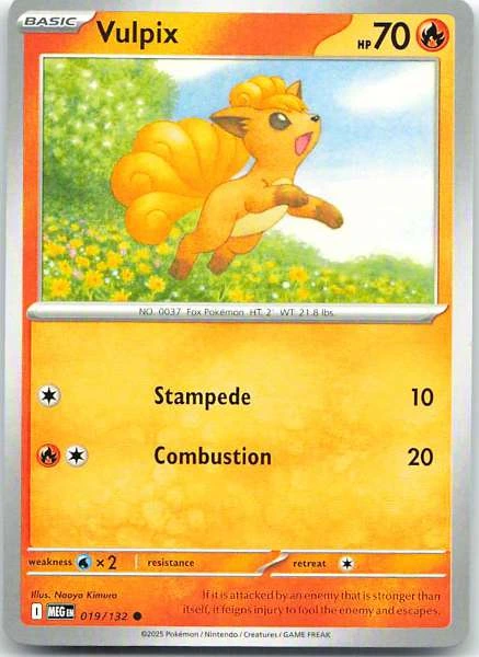 Vulpix - Mega Evolution #019/132
