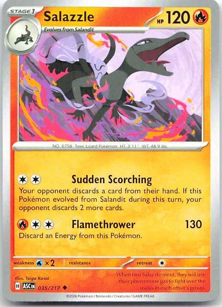 Salazzle - Lost Thunder #035/217